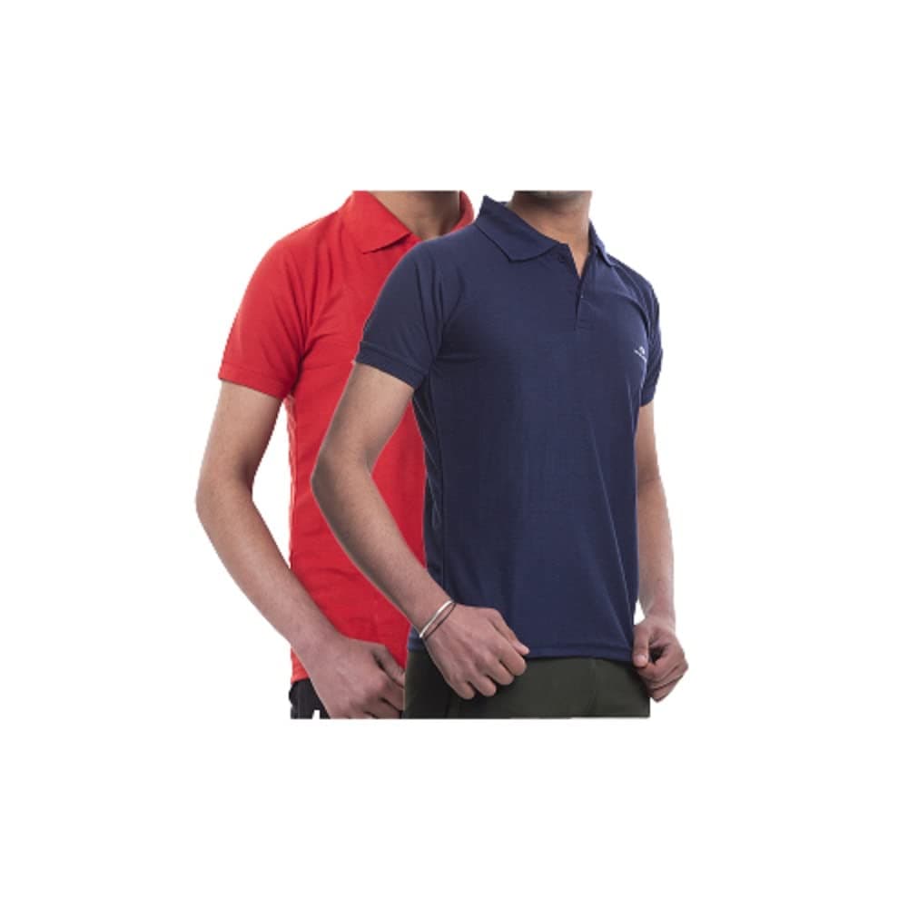 Cotton Polo T-Shirts Combo Pack of 2.