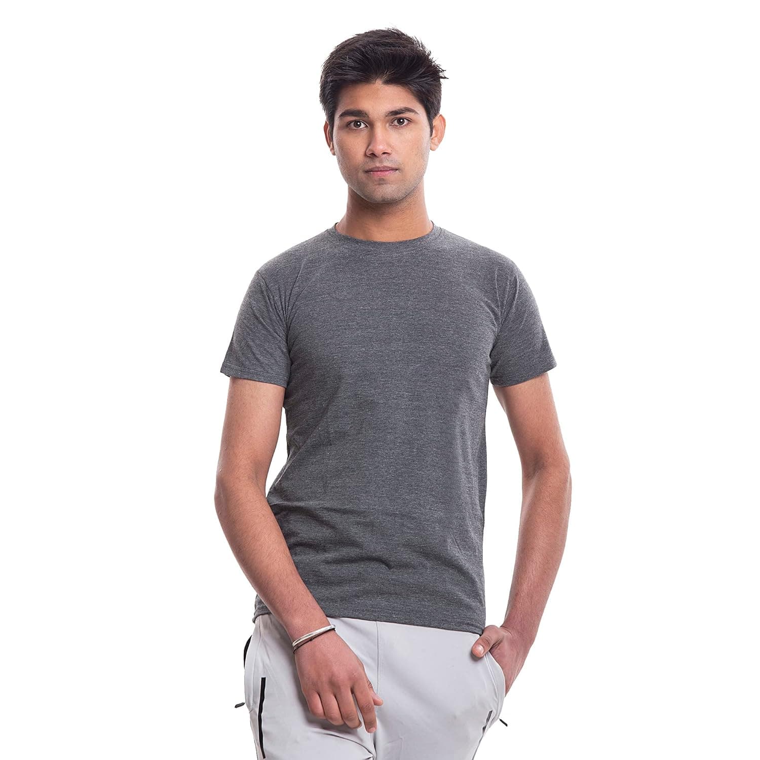 T Shirts Round Neck Formal and Casual wear Cotton Rich Fabric Gives a Trendy…