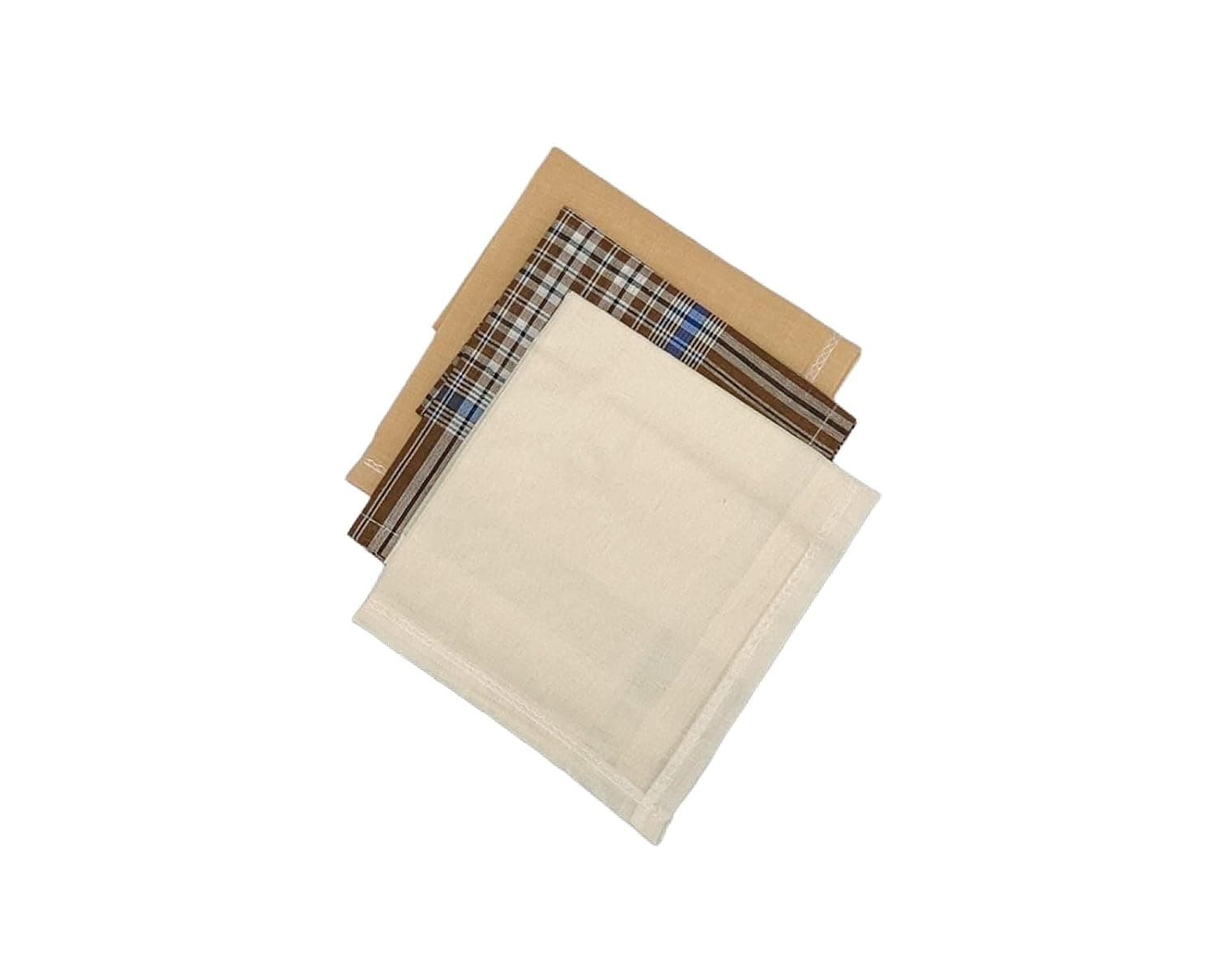 Design Coloured/Check Assorted Men's Casual Handkerchiefs Pure Cotton Hankies…