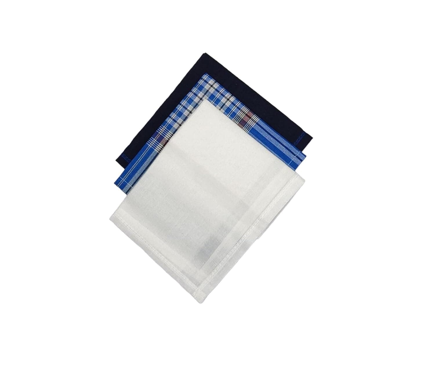 Design Coloured/Check Assorted Men Handkerchiefs Pure Cotton Hankies Perfect…