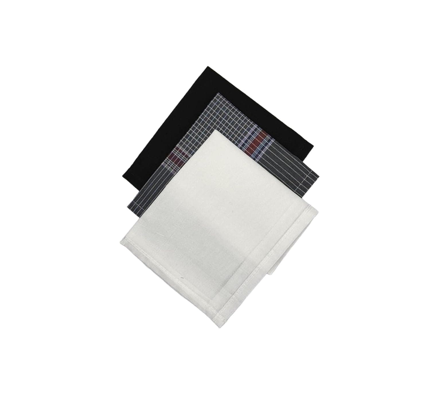 Design Coloured/Check Assorted Men's Handkerchiefs Pure Cotton Casual Hankies…