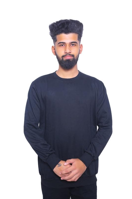 Men's Cotton Full Sleeve Sweatshirt | Classic Comfort for All Seasons